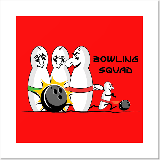 Bowling Squad Wall Art by Hydra